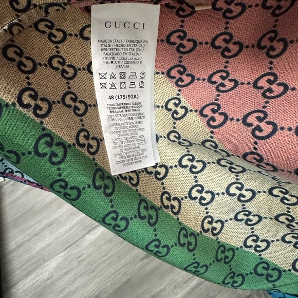 Gucci Rainbow Patterned Men's Shirt - Picture 4 of 8